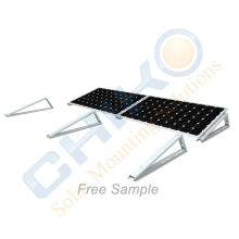 Aluminium Solar Panel Mounting Bracket Pv Module Structure Flat Roof Ballasted Mounting Rack